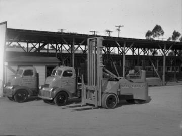 Vintage lumber vehicles
