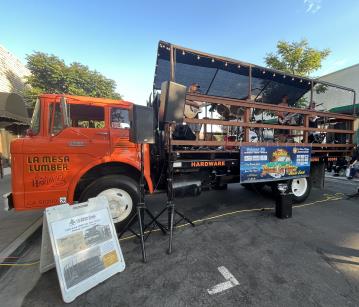 La Mesa Lumber Car Show Truck Stage