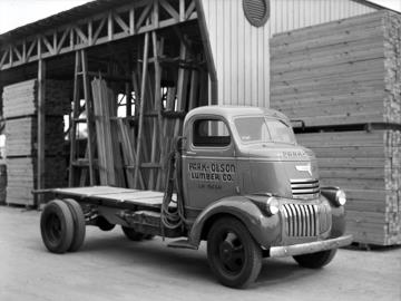 Vintage delivery vehicle