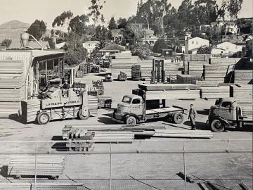 Vintage lumber yard