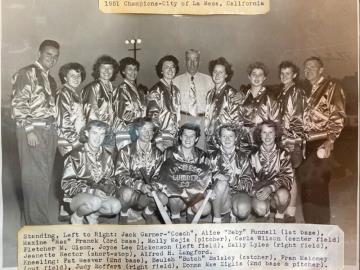 Vintage softball team